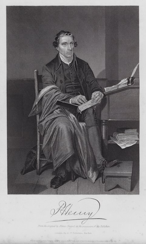 Patrick Henry (gravura) de Alonzo (after) Chappel