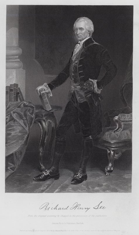 Richard Henry Lee (gravura) de Alonzo (after) Chappel