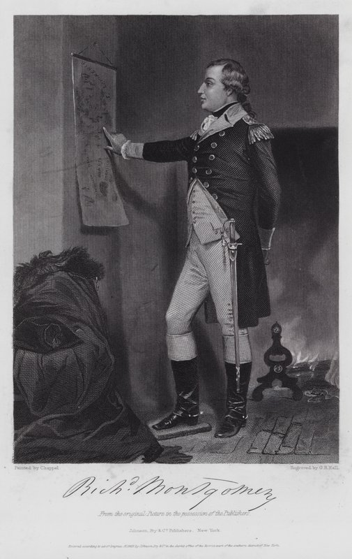 Richard Montgomery (gravura) de Alonzo (after) Chappel