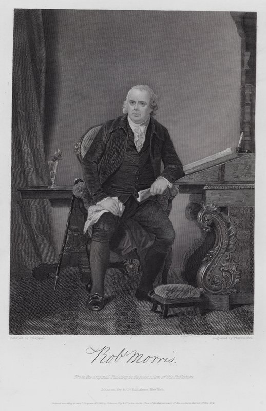 Robert Morris (gravura) de Alonzo (after) Chappel