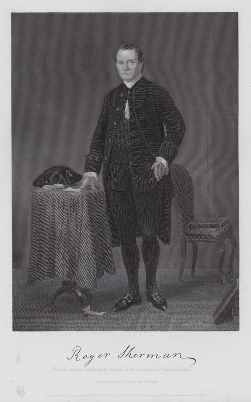 Roger Sherman (gravura) de Alonzo (after) Chappel