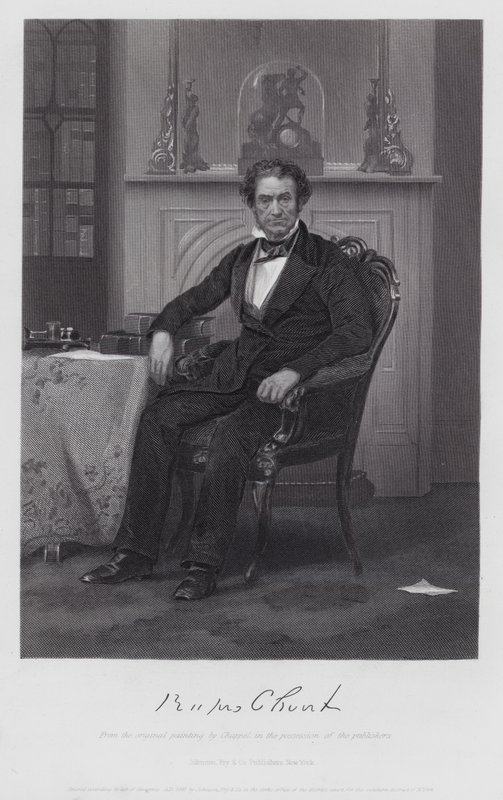 Rufus Choate (gravura) de Alonzo (after) Chappel