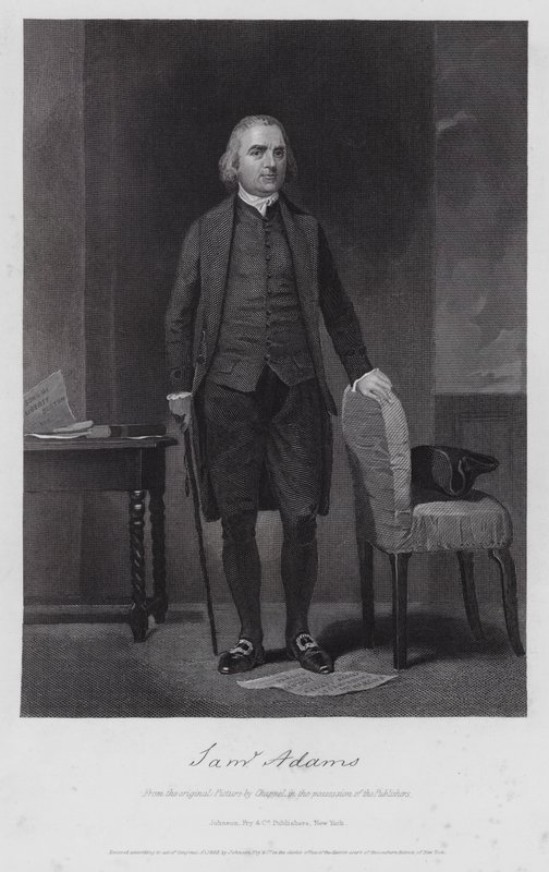 Samuel Adams (gravura) de Alonzo (after) Chappel