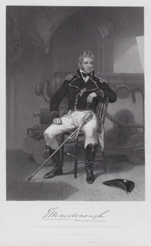 Thomas Macdonough (gravura) de Alonzo (after) Chappel
