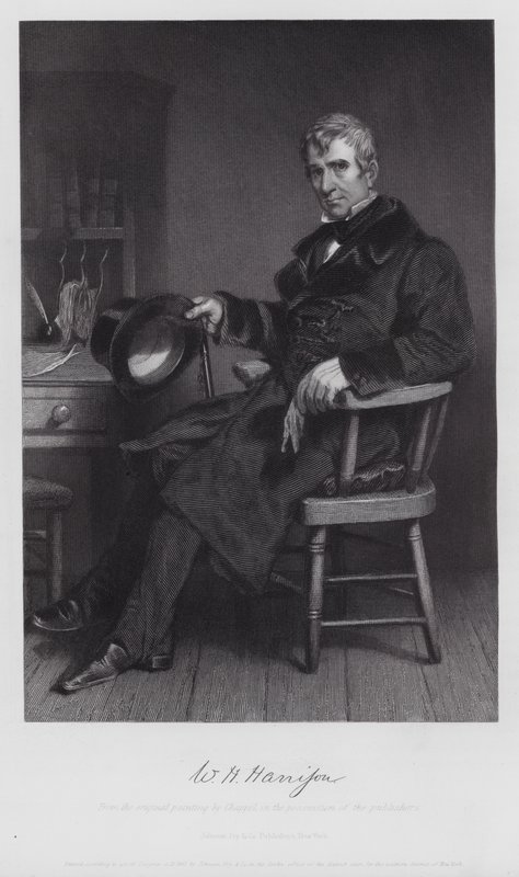 William Henry Harrison (gravura) de Alonzo (after) Chappel