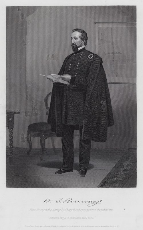William Stark Rosecrans (gravura) de Alonzo (after) Chappel