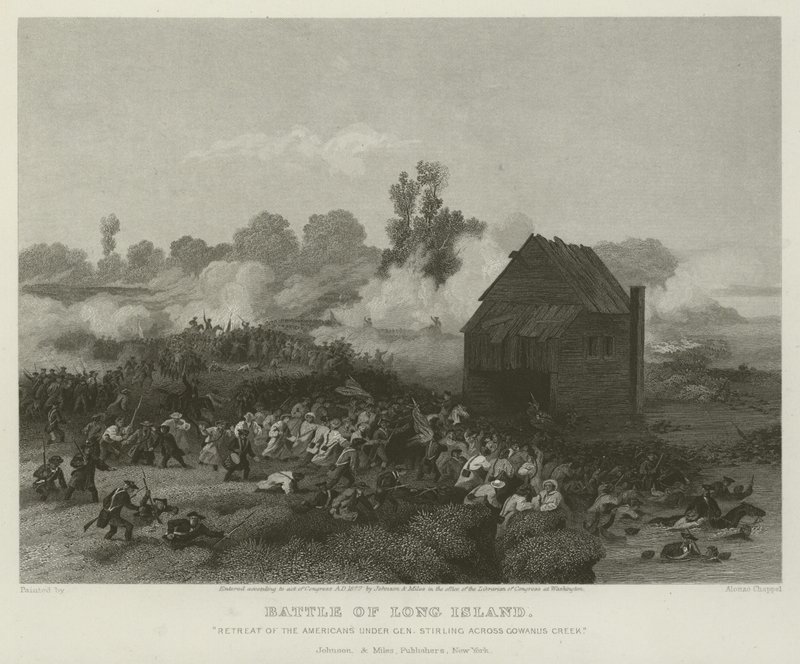 Batalha de Long Island, 1776 de Alonzo Chappel