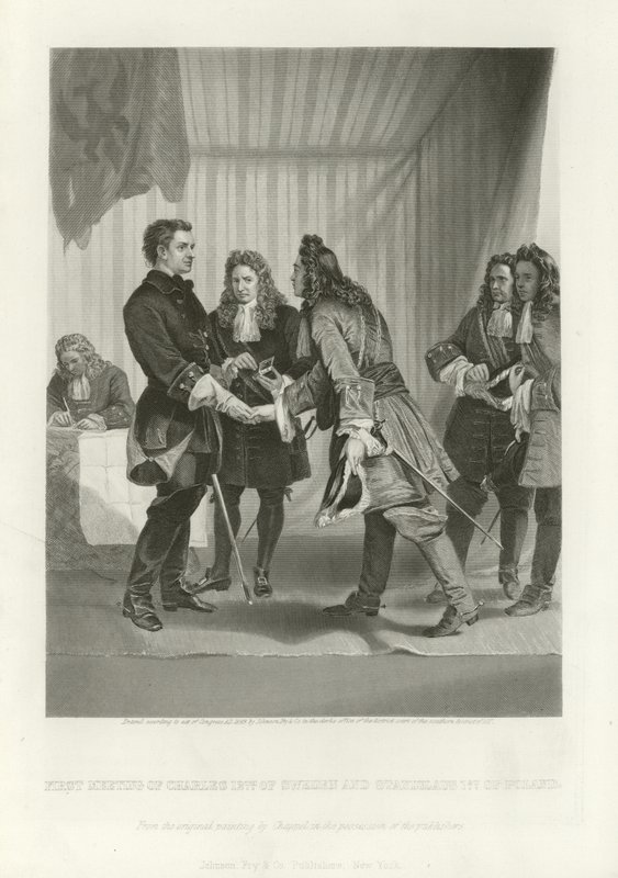 Carlos da Suécia e Stanislau de Alonzo Chappel
