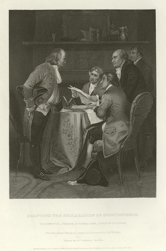 Elaboração da Declaração da Independência de Alonzo Chappel