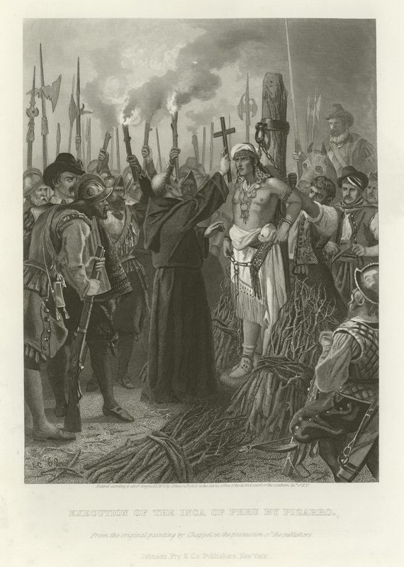 Execução do Inca de Alonzo Chappel