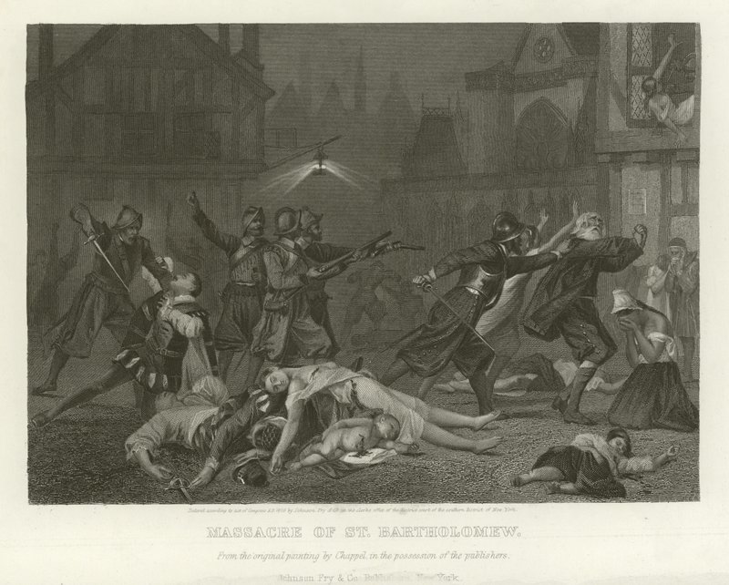 Massacre de São Bartolomeu de Alonzo Chappel