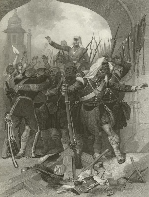 Alívio de Lucknow por Sir Henry Havelock, 1857 de Alonzo Chappel