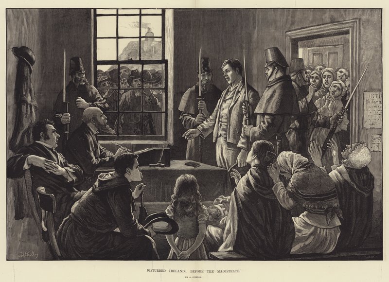 Irlanda perturbada, antes do magistrado de Aloysius O