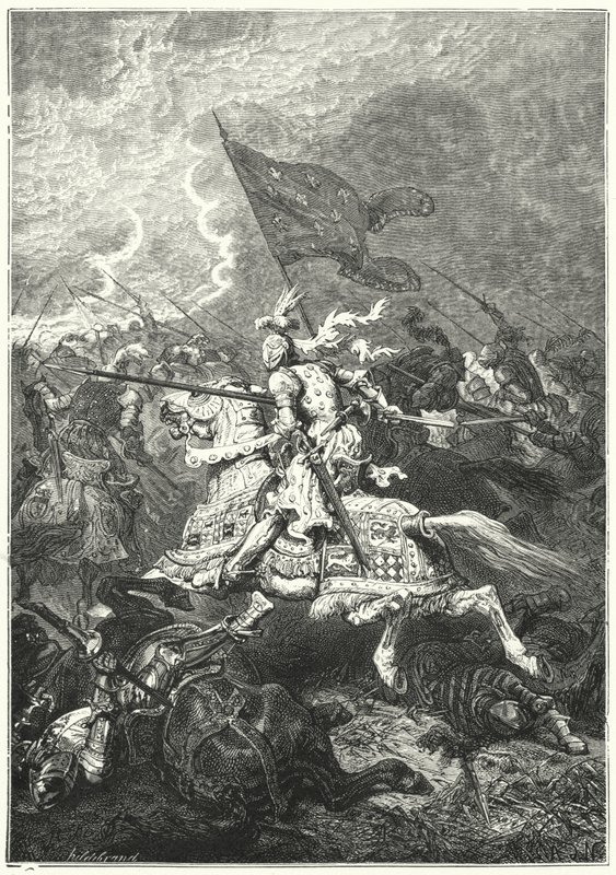 Batalha de Fornovo, Itália de Alphonse Marie de (after) Neuville