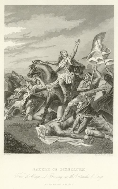 Batalha de Tolbiacum de Alphonse Marie de Neuville