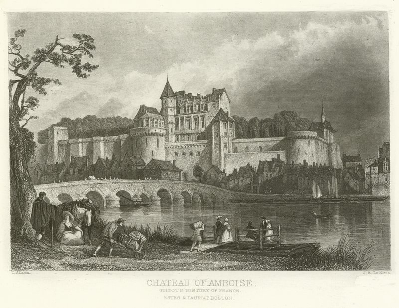 Chateau de Amboise de Alphonse Marie de Neuville