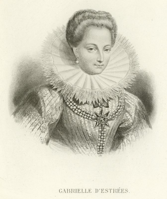 Gabrielle d&39;Estrees de Alphonse Marie de Neuville