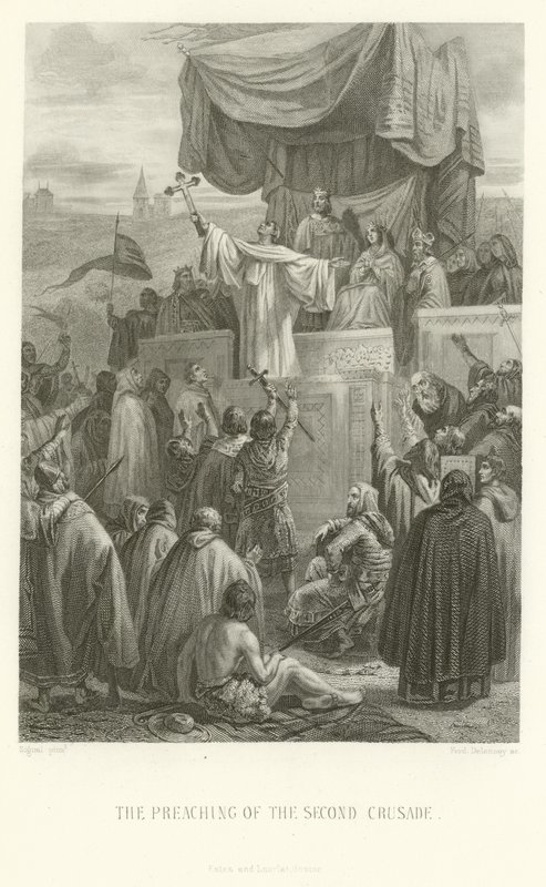 A pregação da segunda cruzada de Alphonse Marie de Neuville
