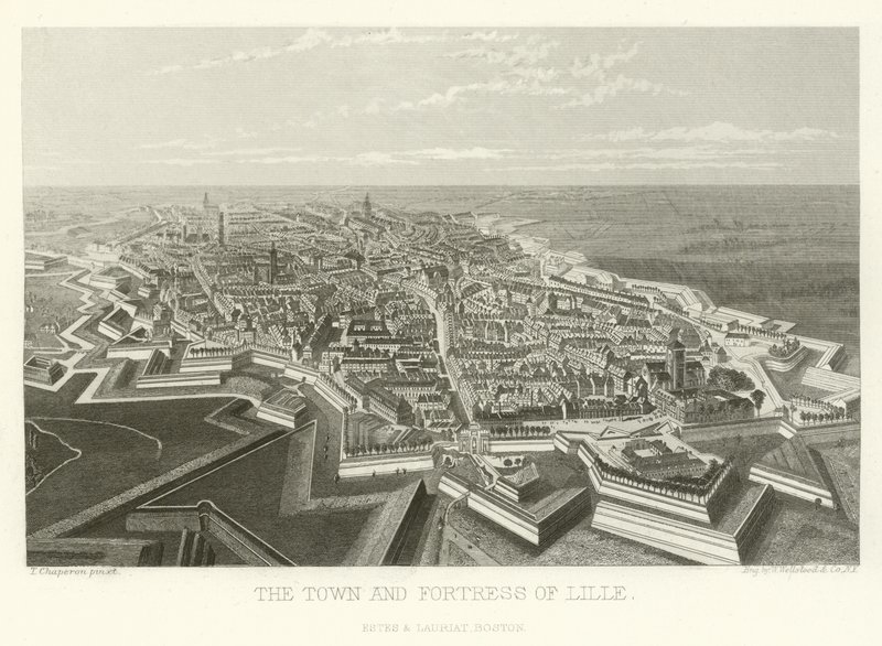 A, cidade, e, fortaleza, de, lille de Alphonse Marie de Neuville