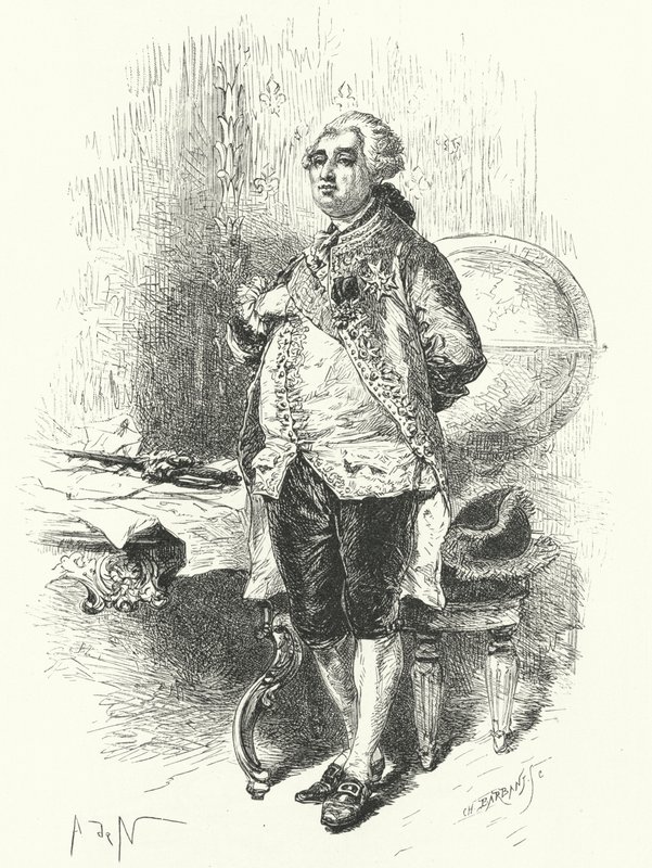 Rei, louis, XVI, de, frança de Alphonse Marie de after Neuville