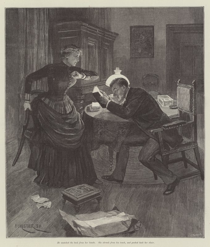 Amor cego, por Wilkie Collins de Amedee Forestier