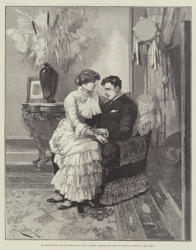 Amor cego, por Wilkie Collins de Amedee Forestier
