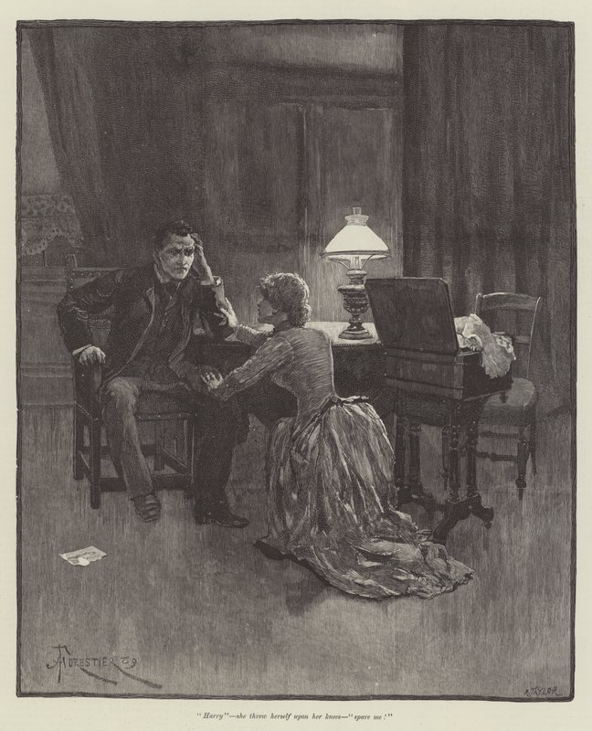 Amor cego, por Wilkie Collins de Amedee Forestier