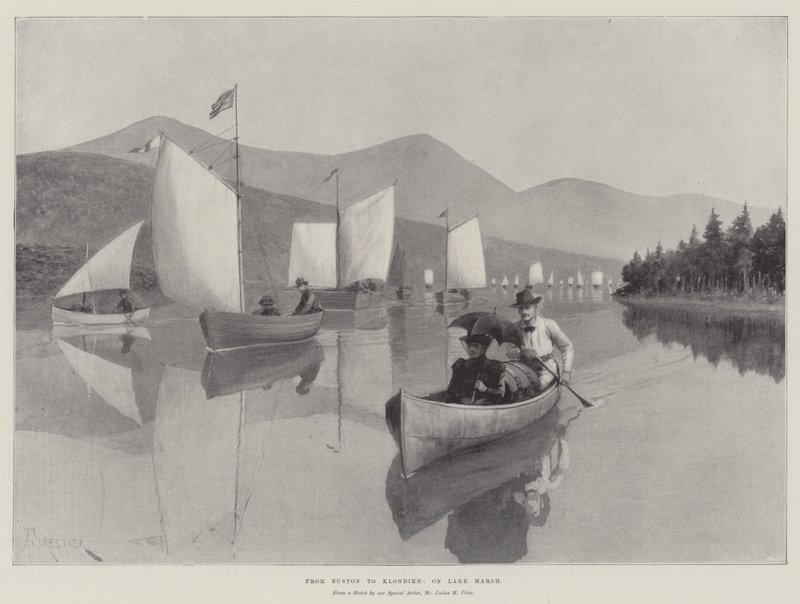 De Euston para Klondike, no Lago Marsh de Amedee Forestier