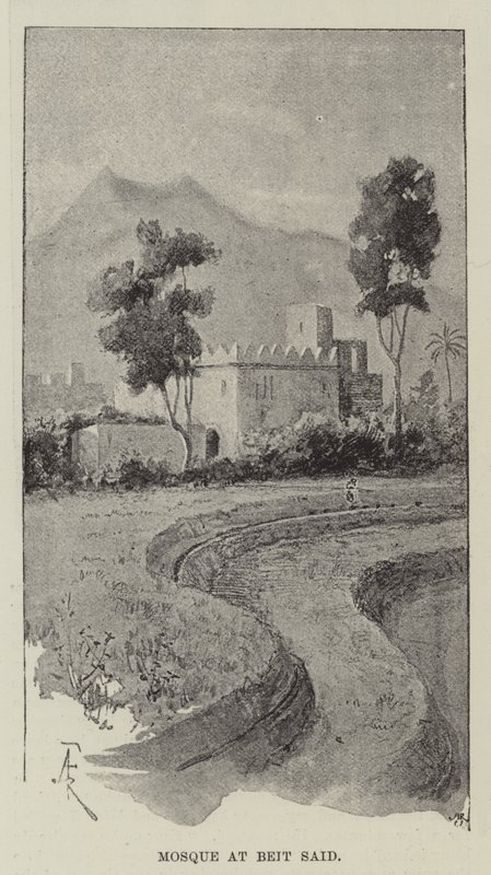 Mesquita em Beit Said de Amedee Forestier
