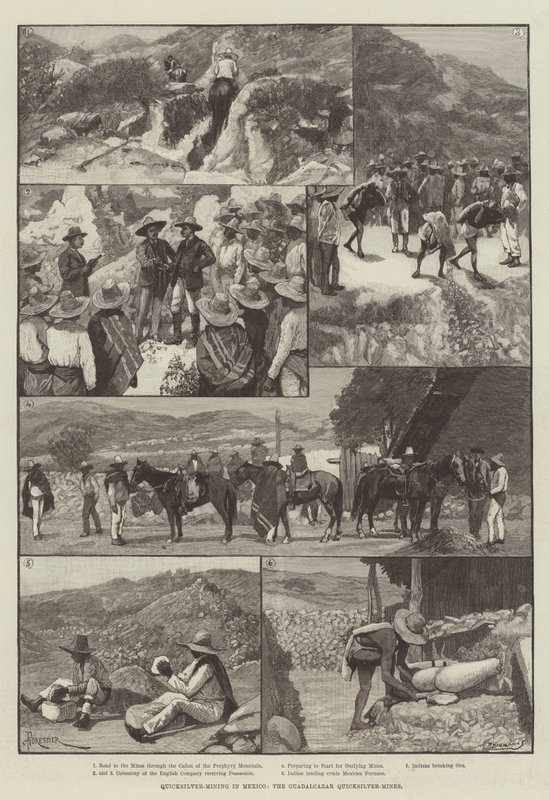 Quicksilver-Mining no México, o Guadalcazar Quicksilver-Mines de Amedee Forestier