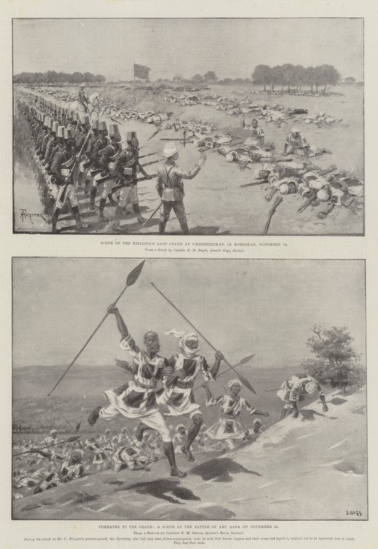 Cenas da Guerra no Sudão de Amedee Forestier