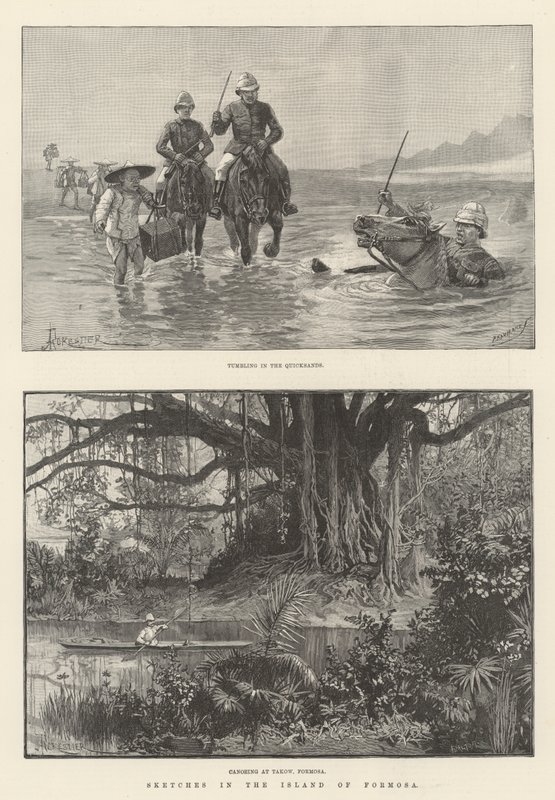 Esboços na ilha de Formosa de Amedee Forestier