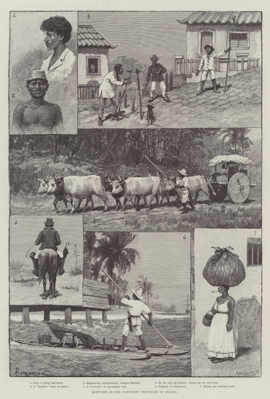Esboços nas Províncias do Norte do Brasil de Amedee Forestier