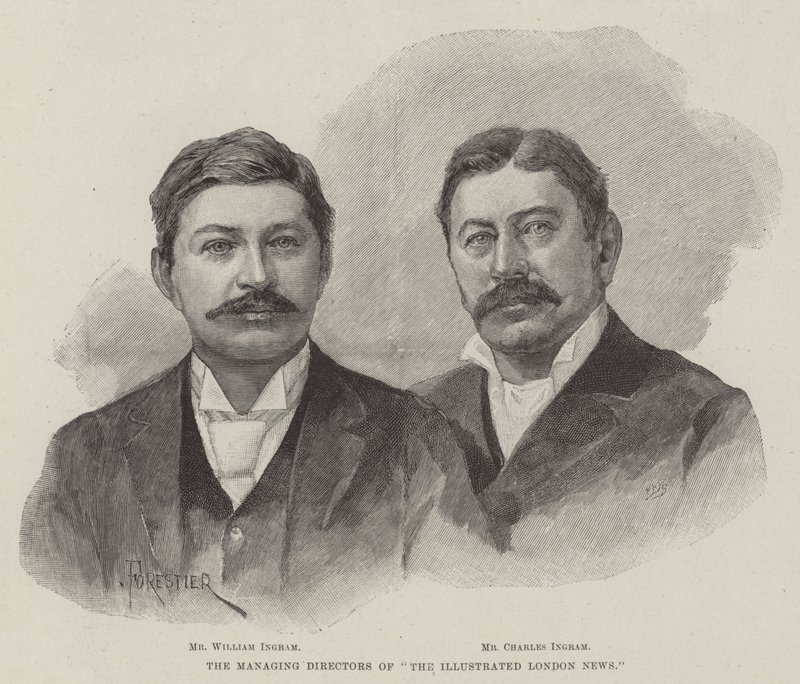O diretor administrativo da The Illustrated London News de Amedee Forestier
