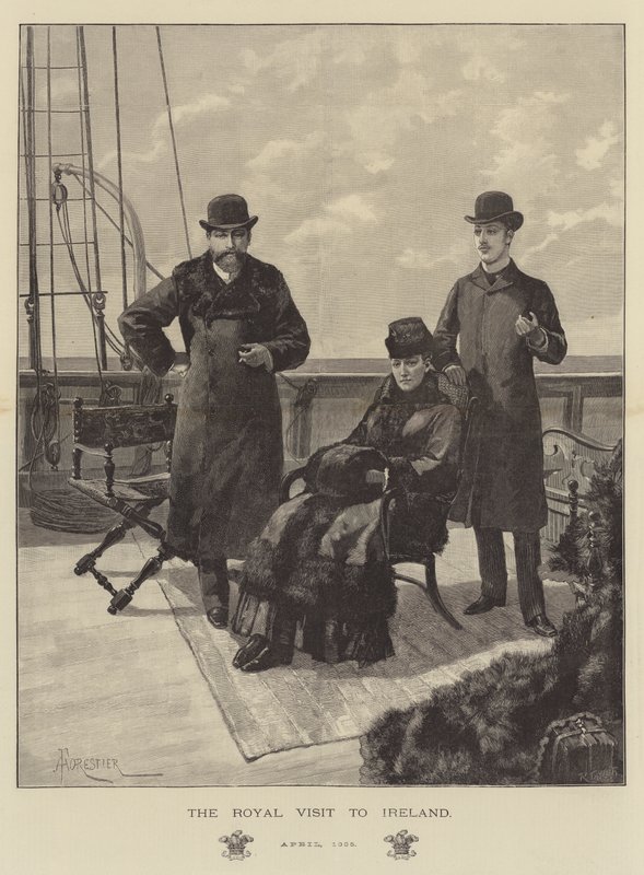 Visita Real à Irlanda, abril de 1885 de Amedee Forestier