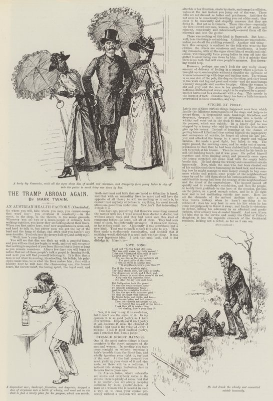 The Tramp Abroad Again, de Mark Twain de Amedee Forestier
