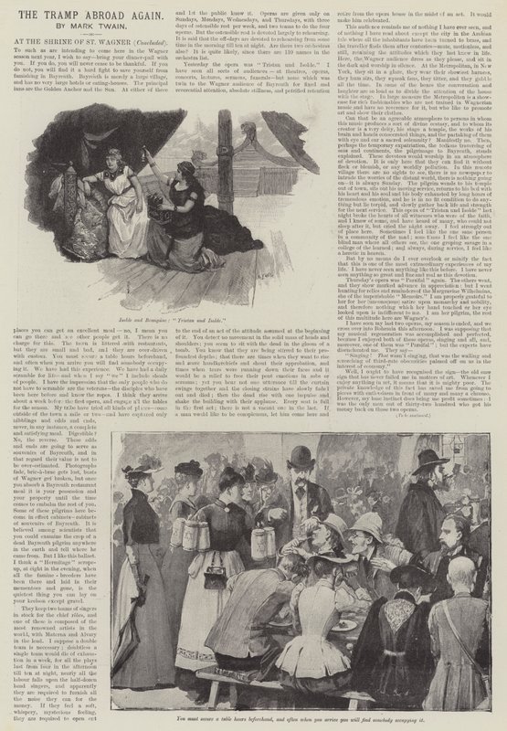 The Tramp Abroad Again, de Mark Twain de Amedee Forestier
