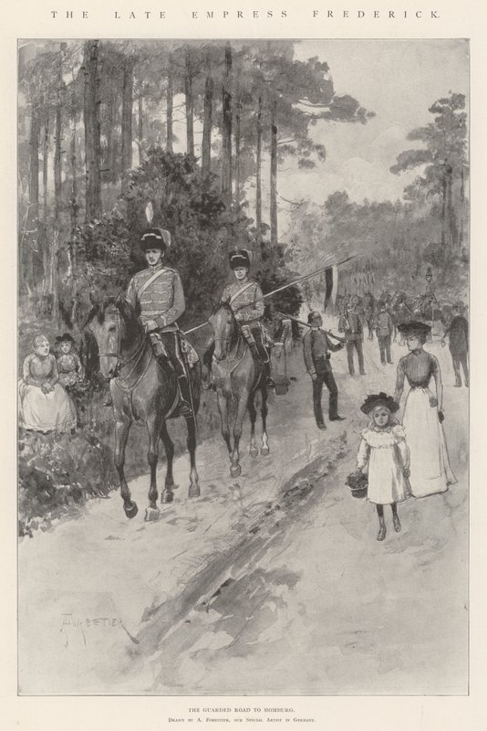 A falecida imperatriz Frederick de Amedee Forestier