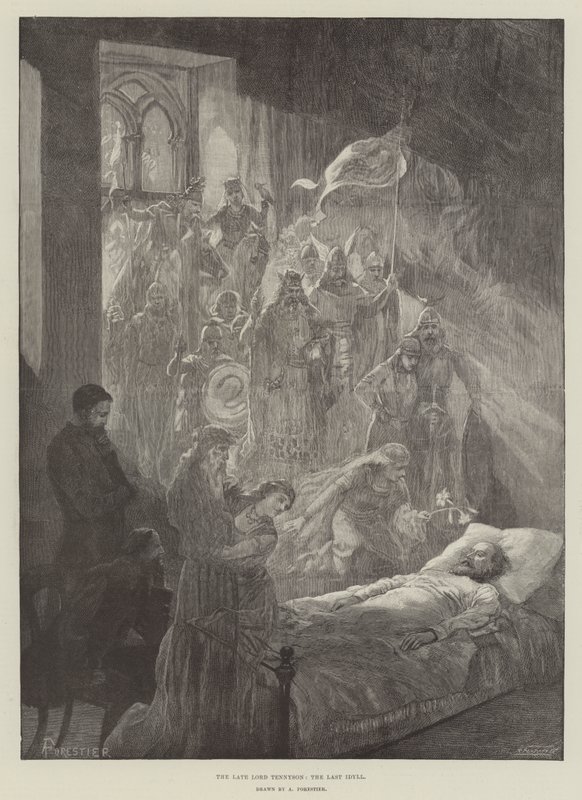 O falecido Lord Tennyson, o último idílio de Amedee Forestier