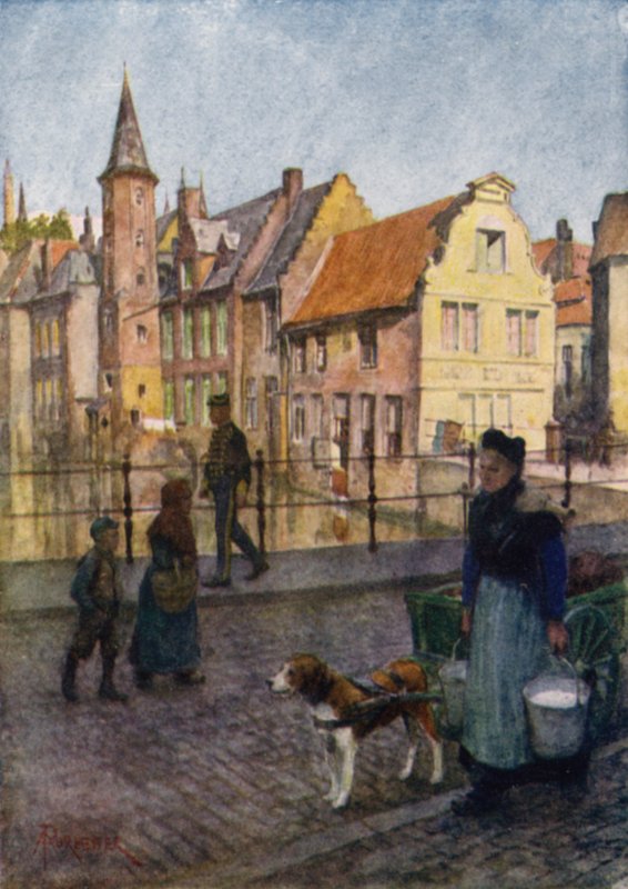 Bruges, Bélgica de after Amedee Forestier