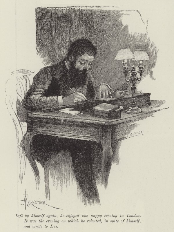 Amor cego, por Wilkie Collins de Amedee Forestier