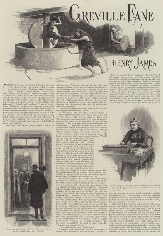 Greville Fane, por Henry James de Amedee Forestier
