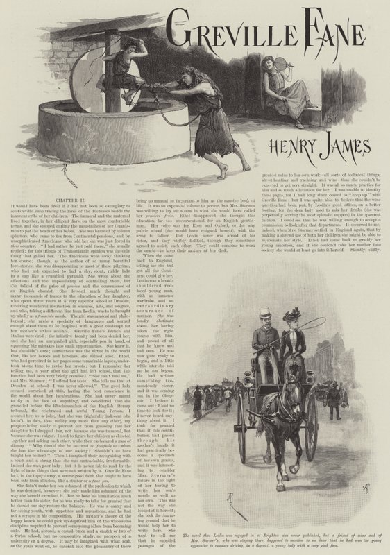 Greville Fane, por Henry James de Amedee Forestier