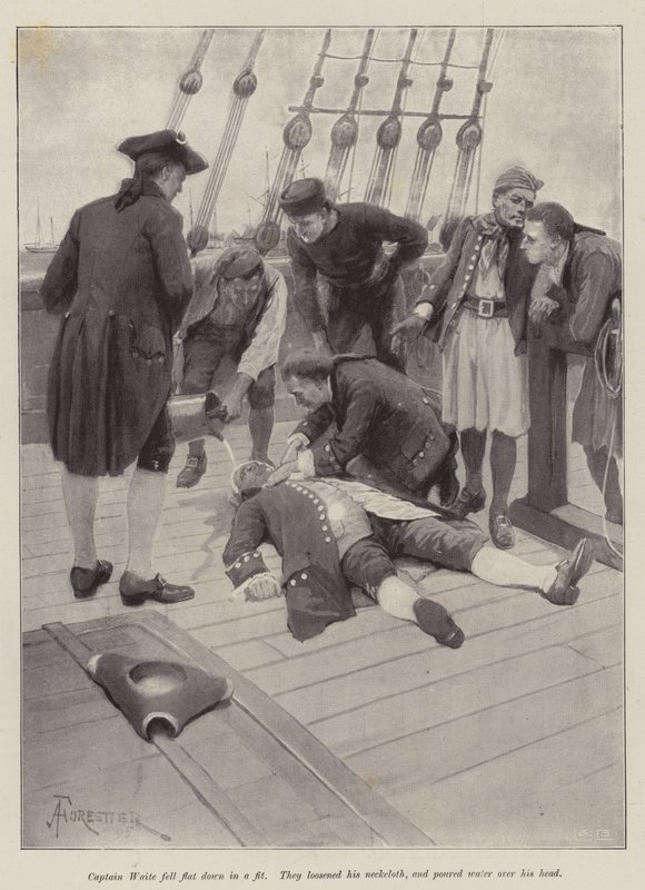 Ilustração para a sorte da Susan Bell, por Sir Walter Besant de Amedee Forestier