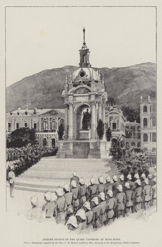 Estátua do Jubileu da Rainha revelada em Hong-Kong de Amedee Forestier