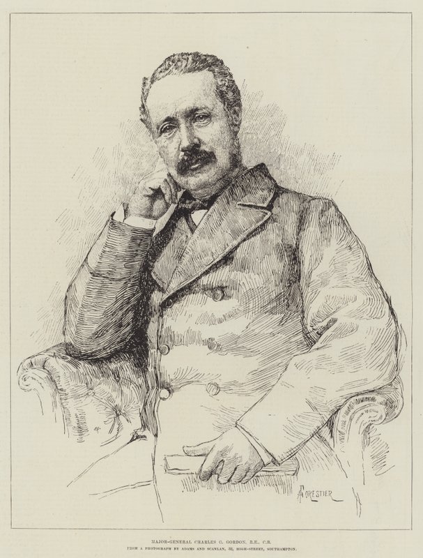 Major-general Charles G Gordon, RE, CB de Amedee Forestier