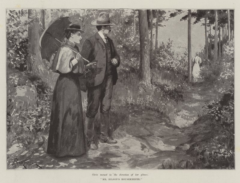 Governanta do Sr. Bilson, por Bret Harte de Amedee Forestier