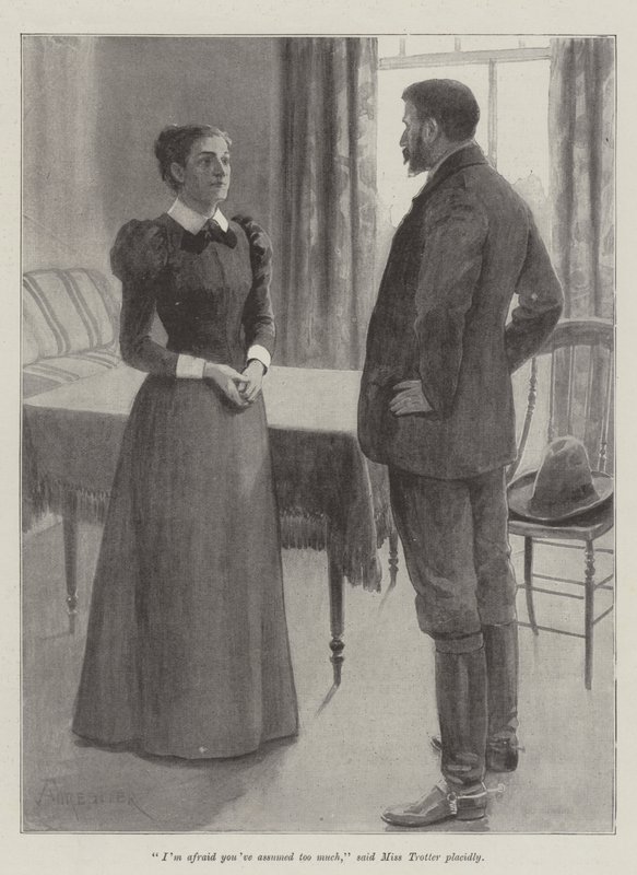 Governanta do Sr. Bilson, por Bret Harte de Amedee Forestier