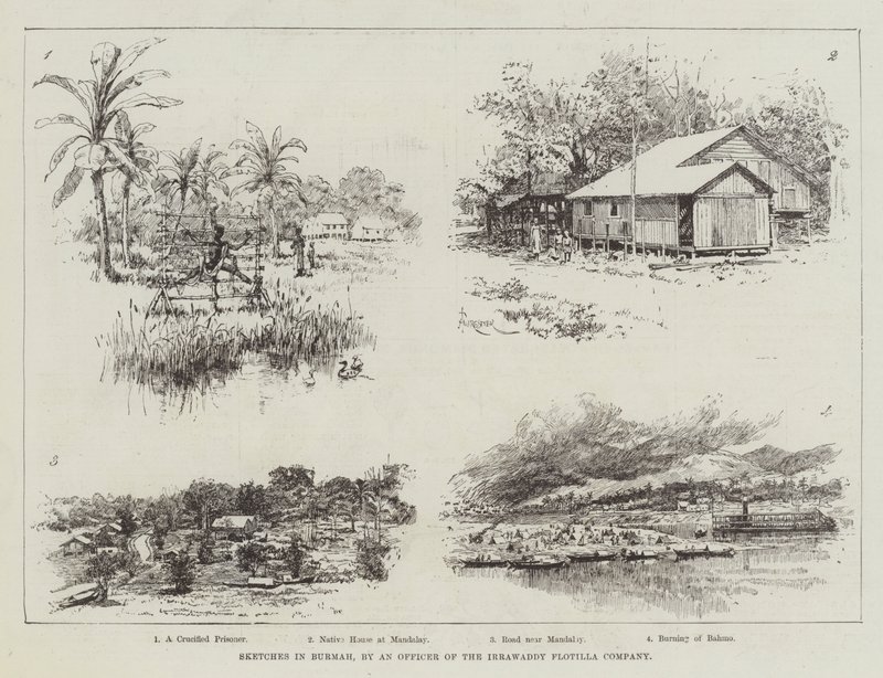 Esboços em Burmah de Amedee Forestier