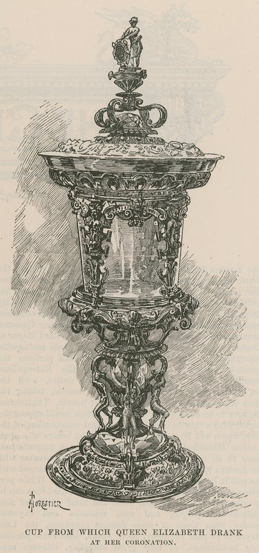 As Guildas da Cidade: The Goldsmiths &39;Company: Copa da qual a Rainha Elizabeth bebeu de Amedee Forestier